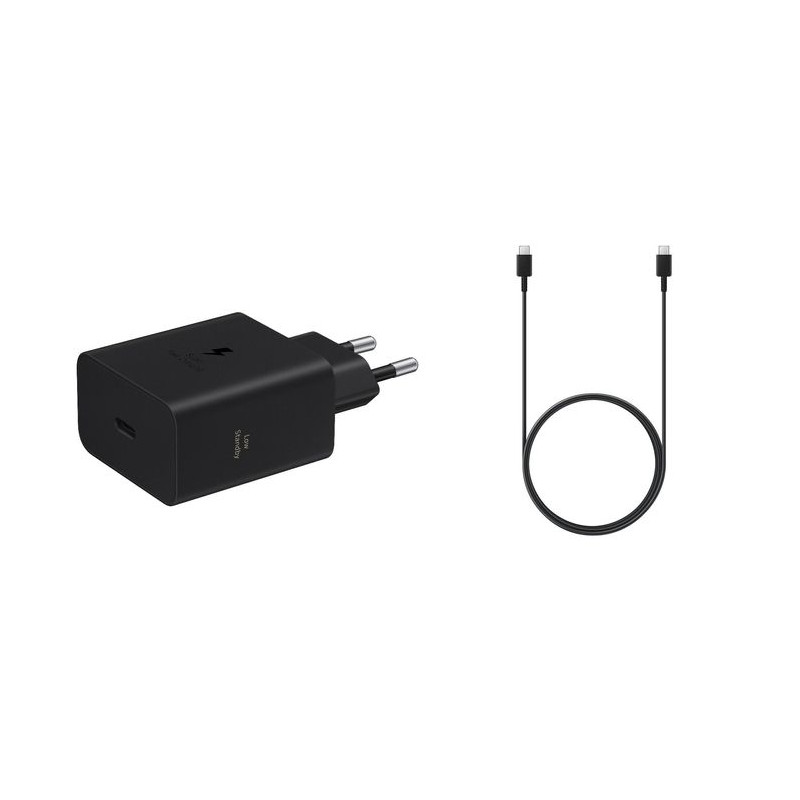 Samsung Charger 220V 60W USB-C avec Cable Black EP-T6010XBE Bulk